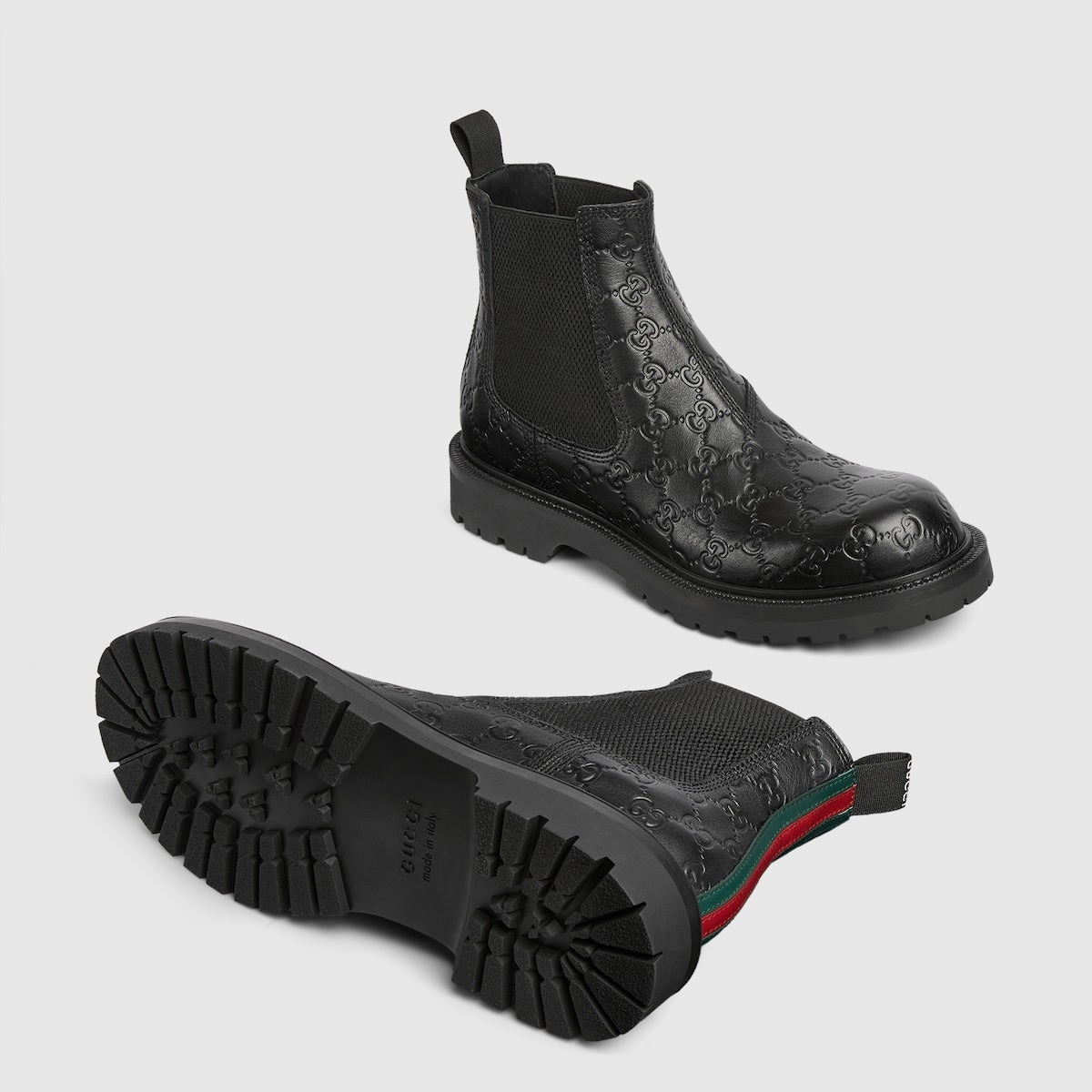 Gucci Web GG Chelsea Boots - 4