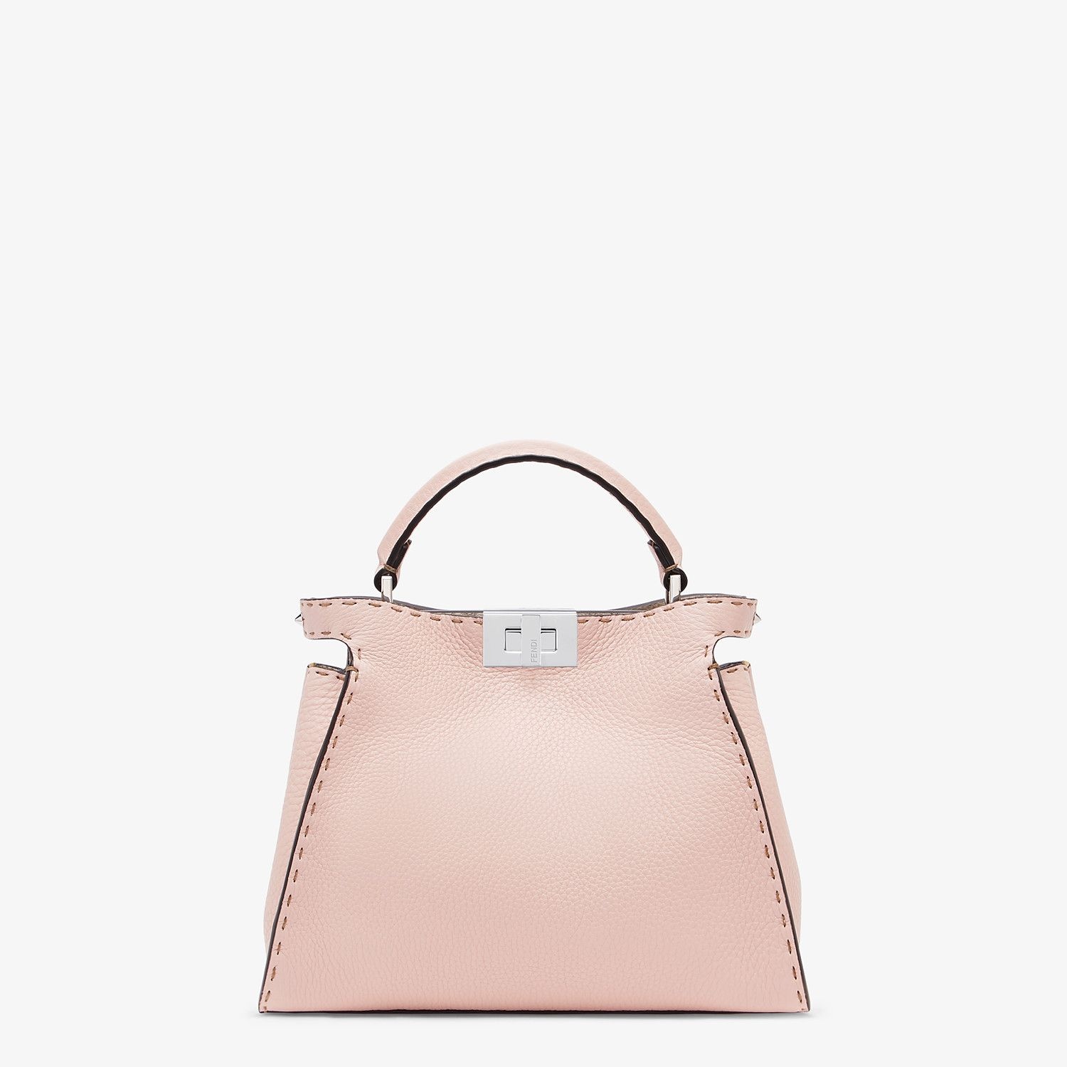 Pink leather bag - 1