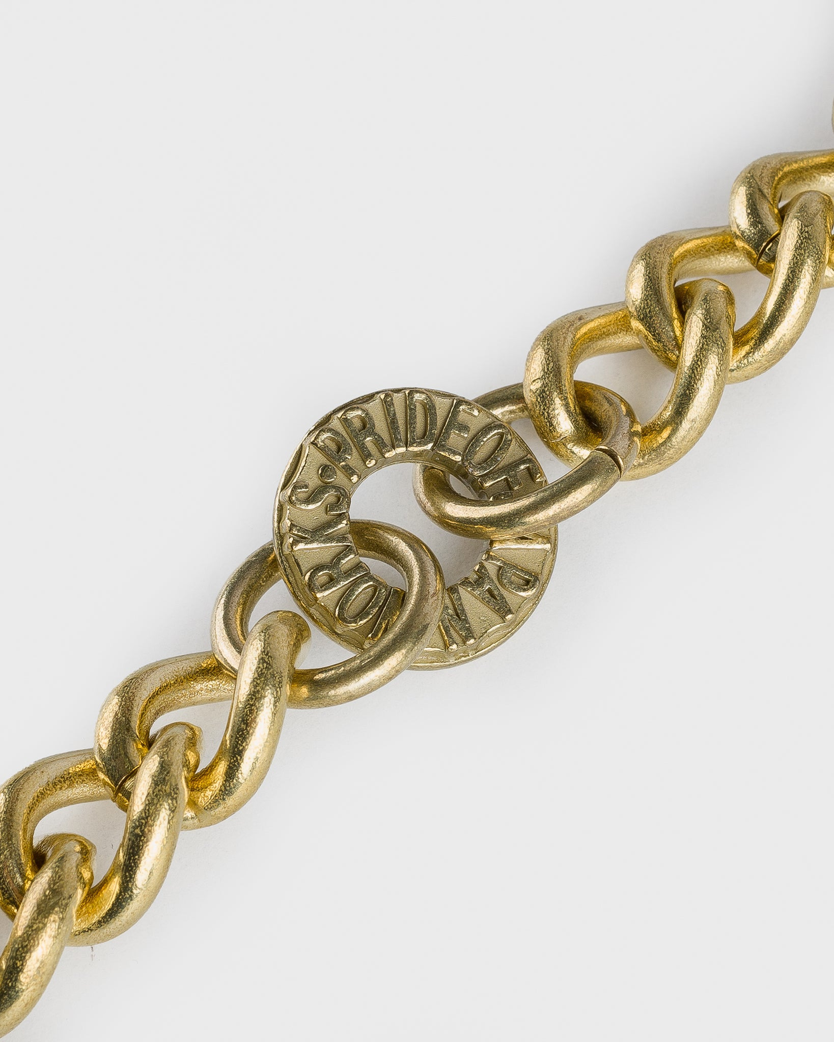 Brass-W6 Wallet Chain with Hook and Rings - Brass - 2