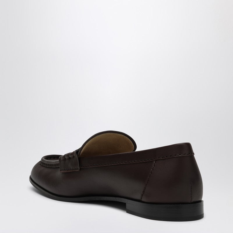 Miu Miu Brown Loafer With Penny Detail Women - 2