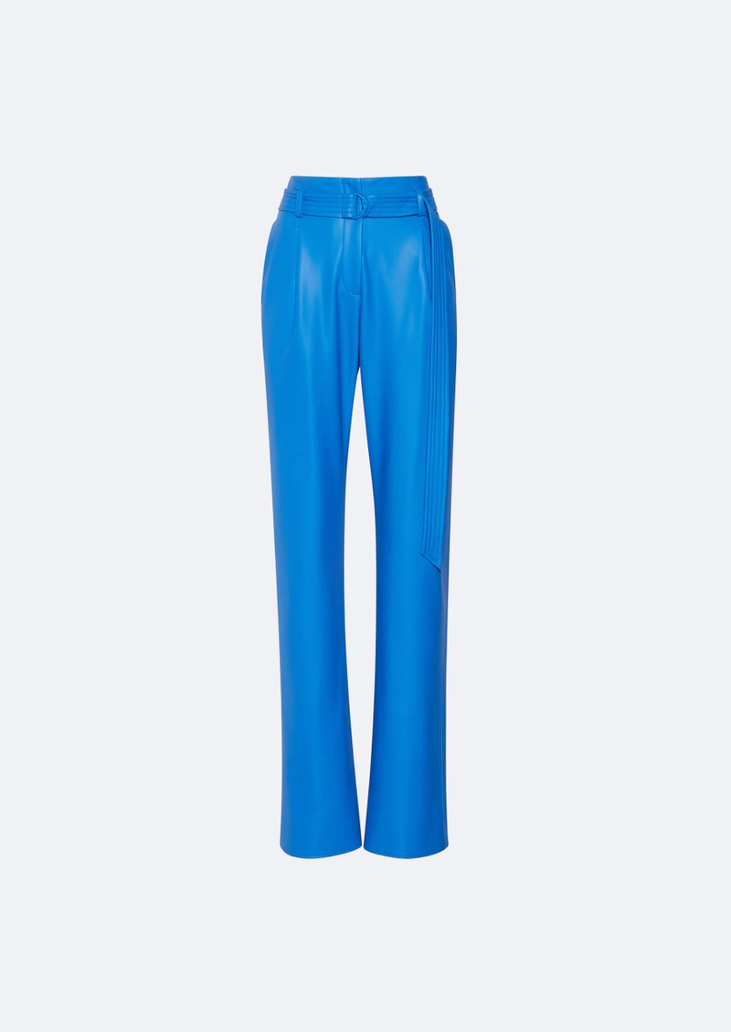 LAPOINTE Stretch Faux Leather Belted Pant outlook