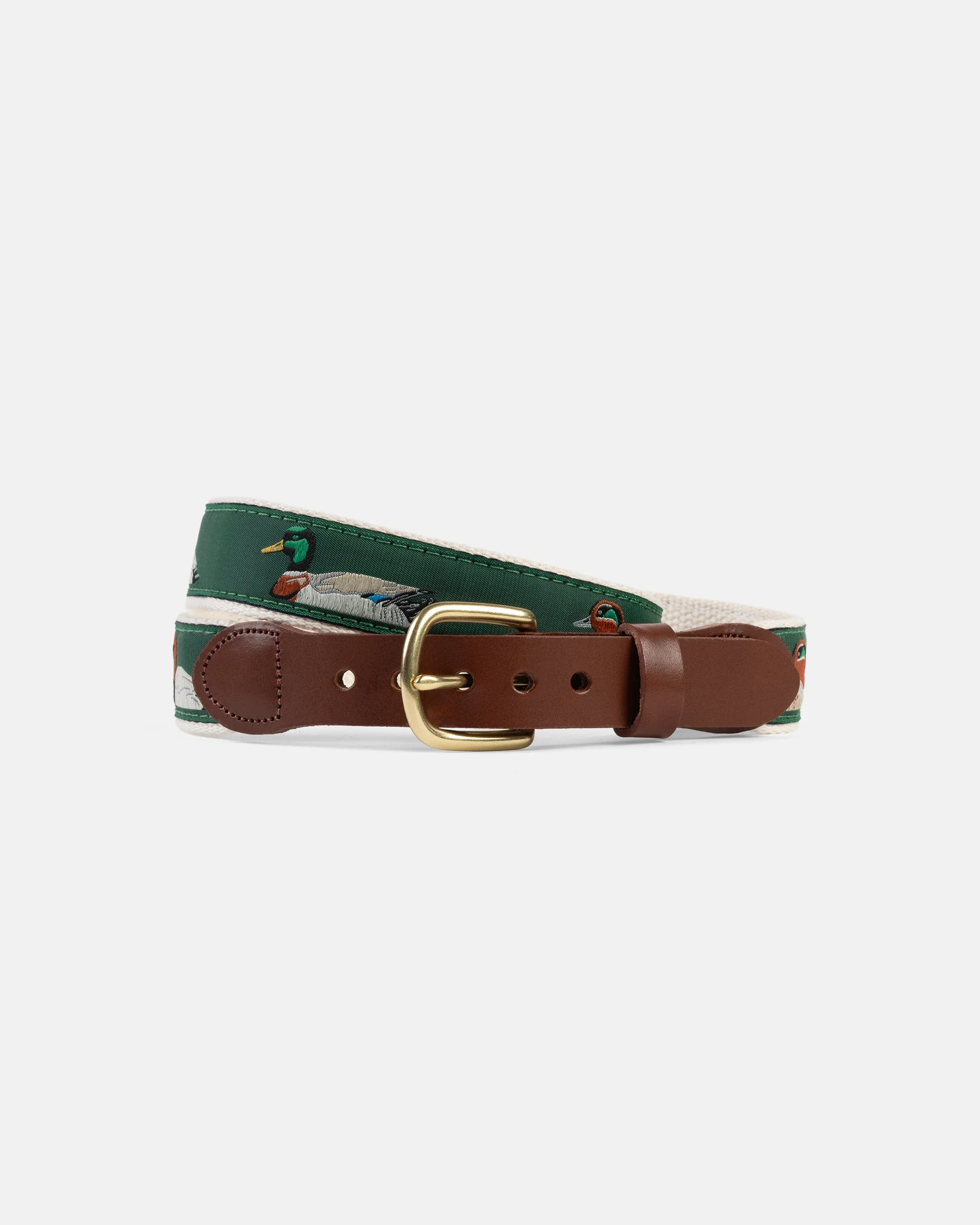 MADE-IN-USA DUCKS MOTIF BELT - 1