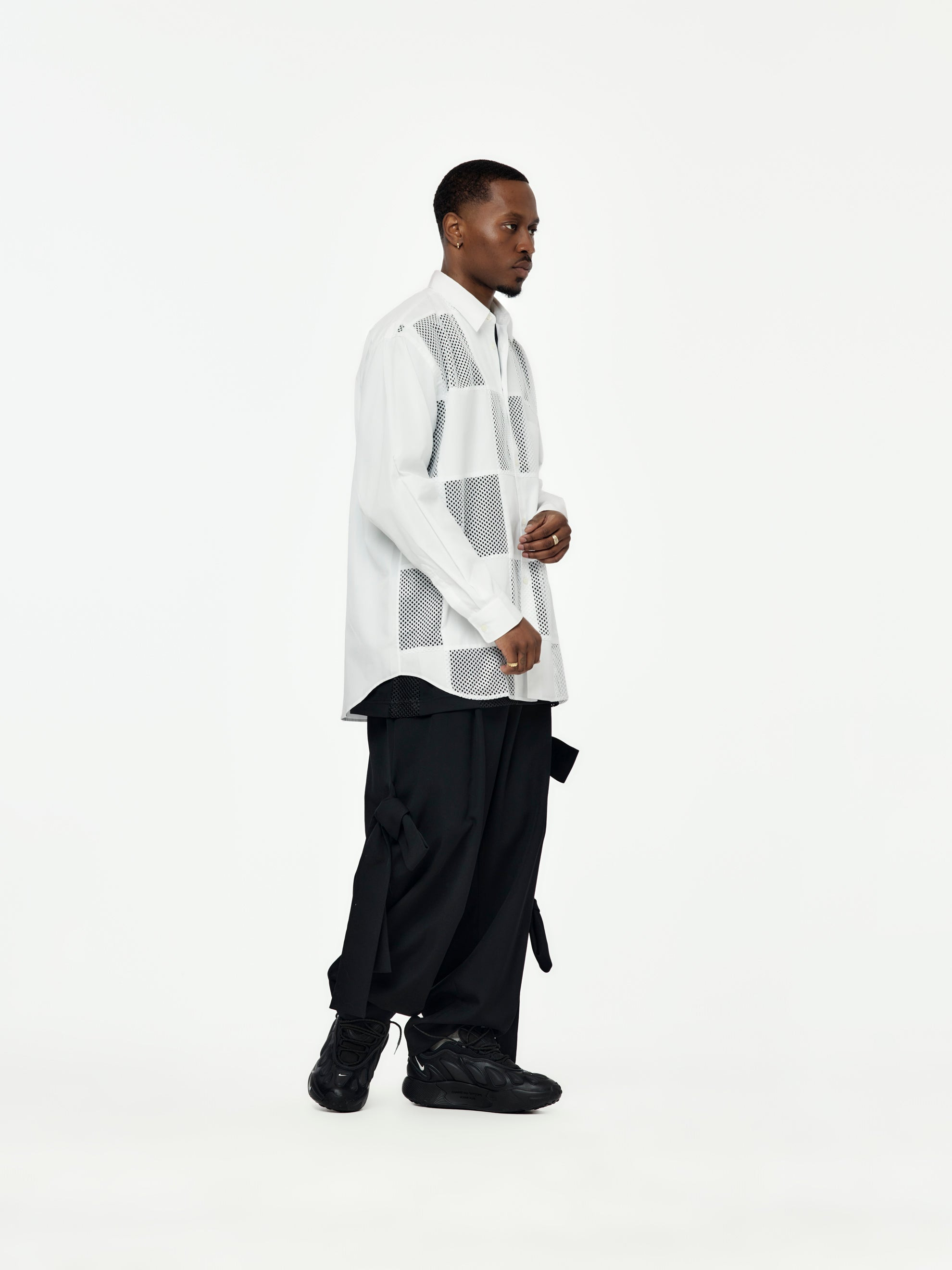 HOMME PLUS SHIRT (WHITE / WHITE) - 4