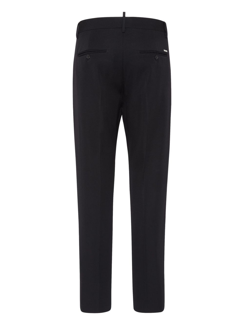 virgin wool tapered-leg trousers - 2
