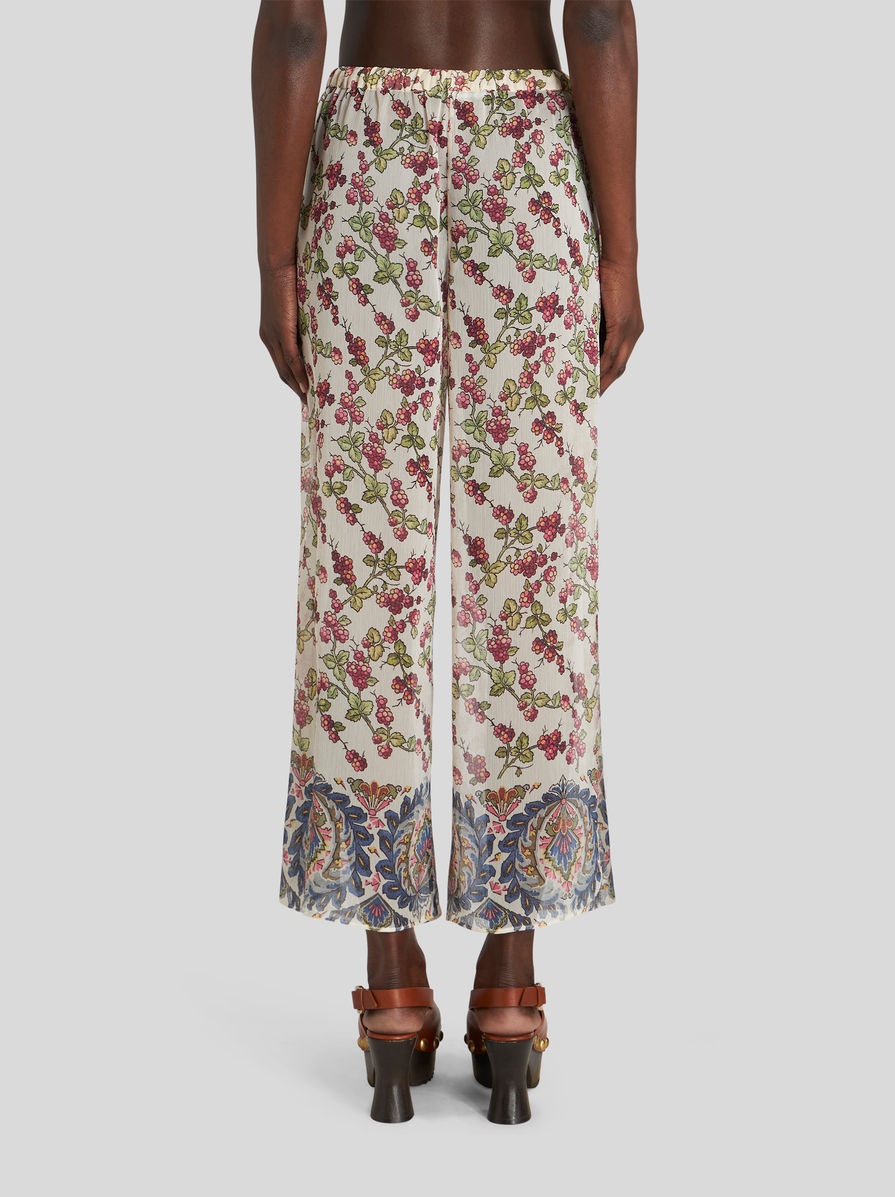 CREPON TROUSERS WITH PRINT - 4