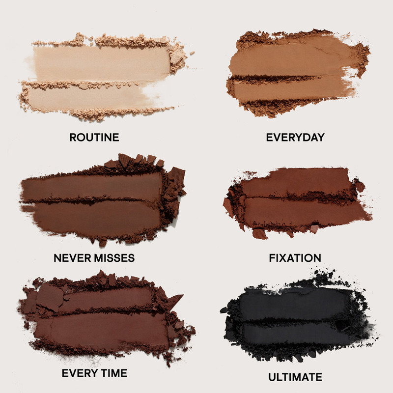 Major Dimension Artistry Eyeshadow Palette & Dual-Ended Brush Set 8