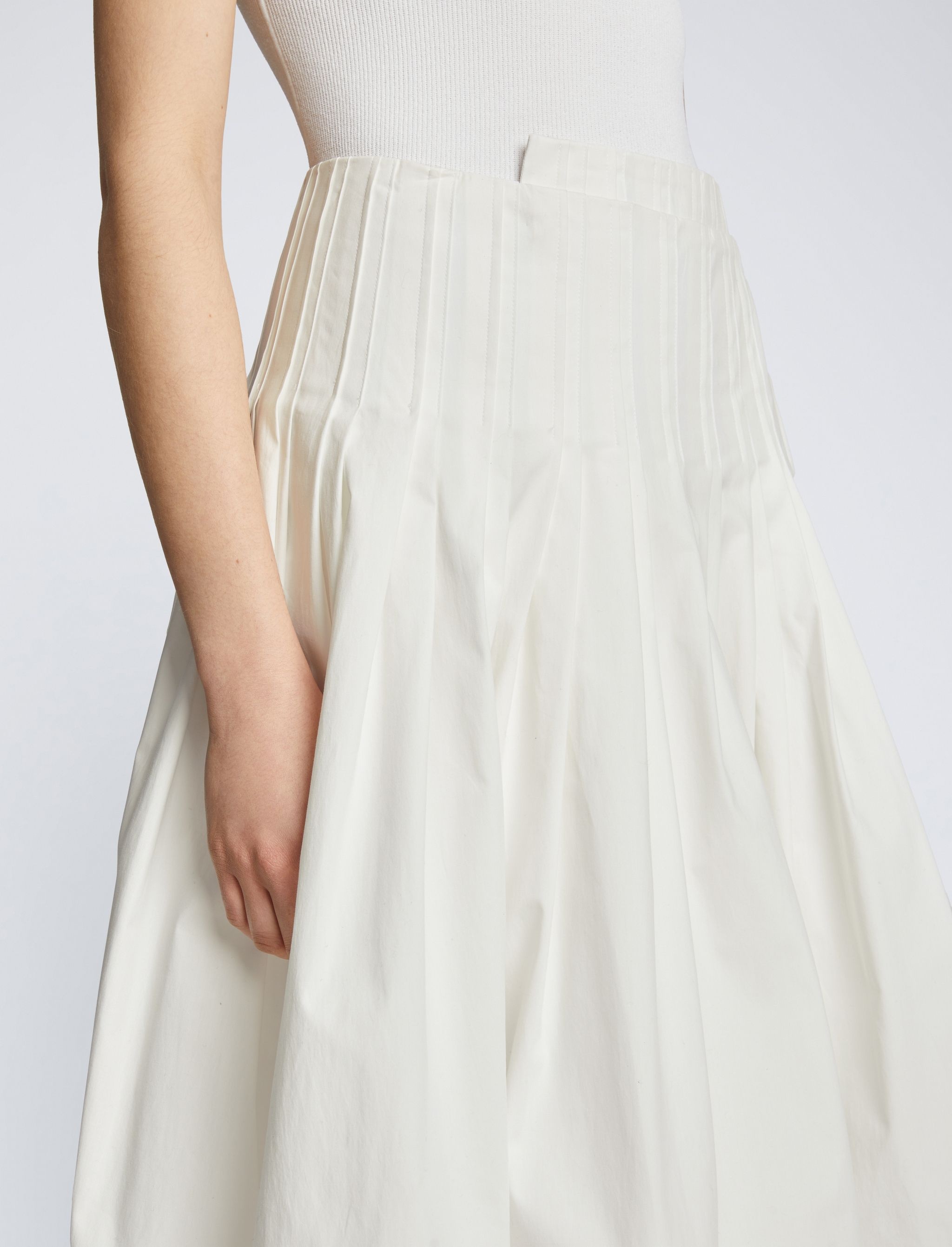 Eco Poplin Wrap Skirt - 5