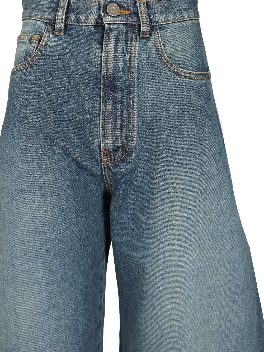 New Round Pants Jeans Blue - 3