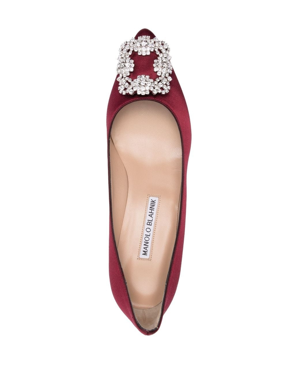 Hangisi crystal-buckle pumps - 4