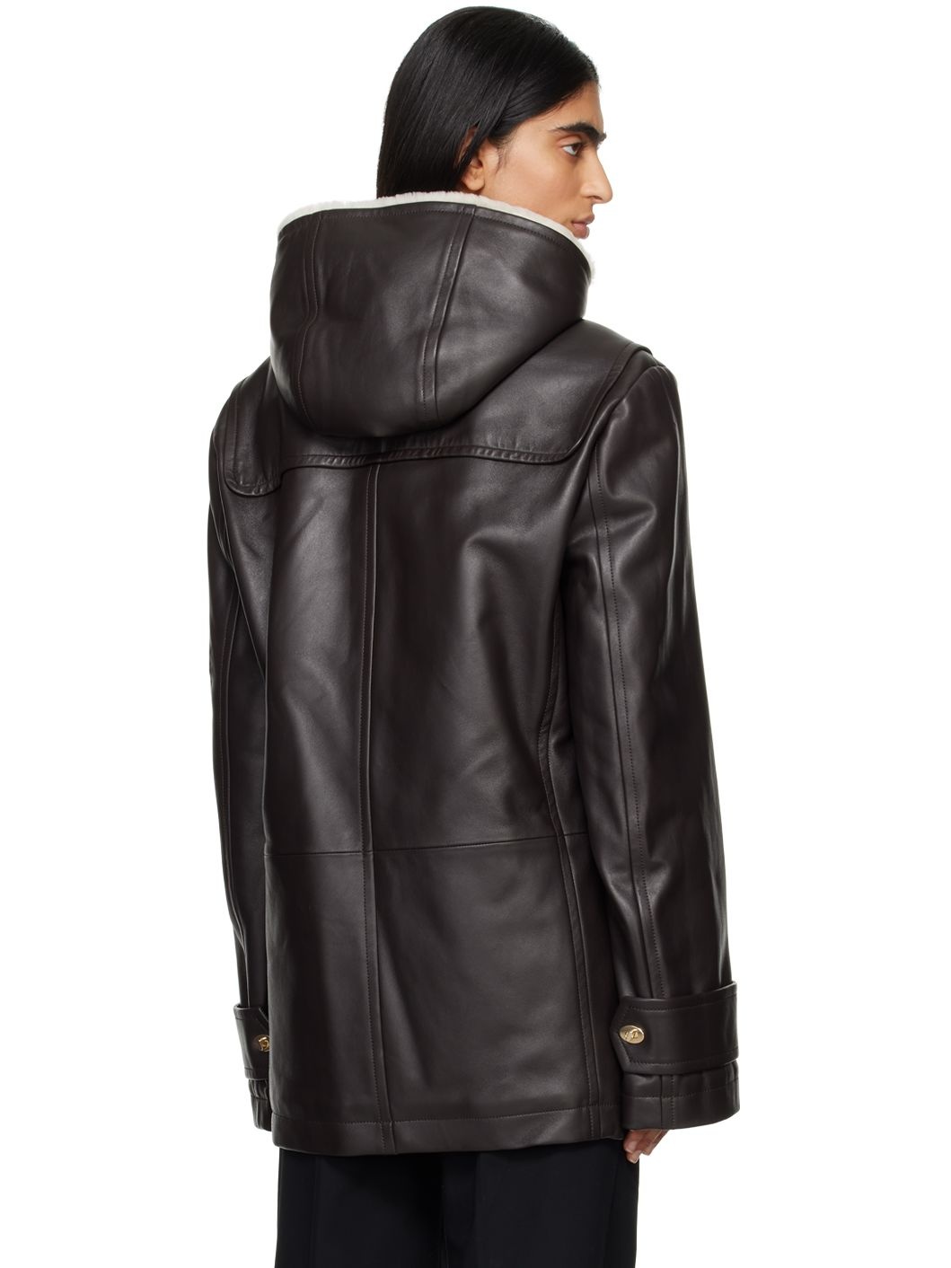 Brown Thought Leather Jacket - 3