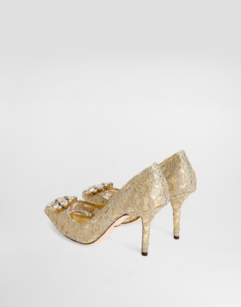 Dolce & Gabbana Pump in Taormina lace with crystals outlook