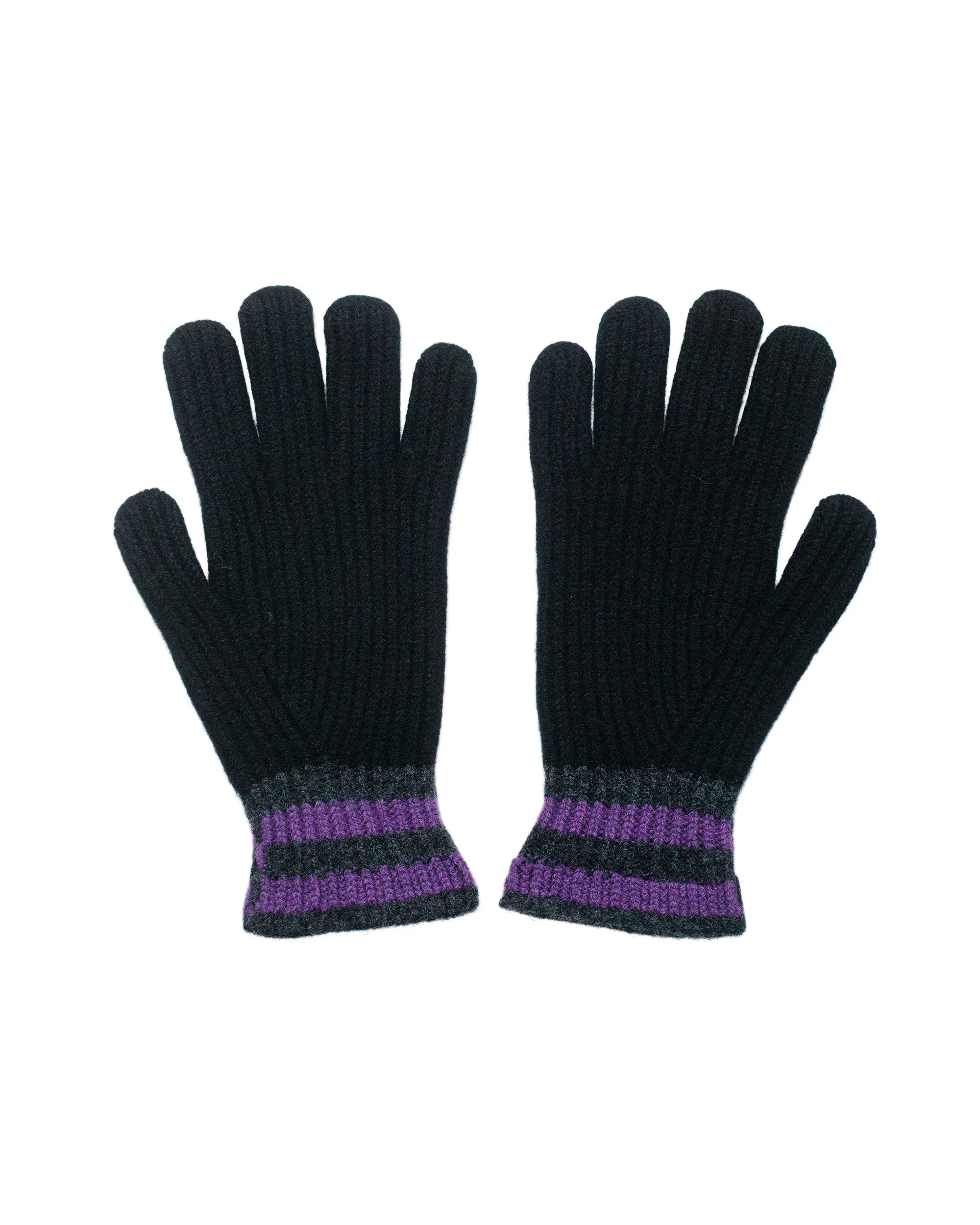 Love My Ribbed Gloves Black - 1