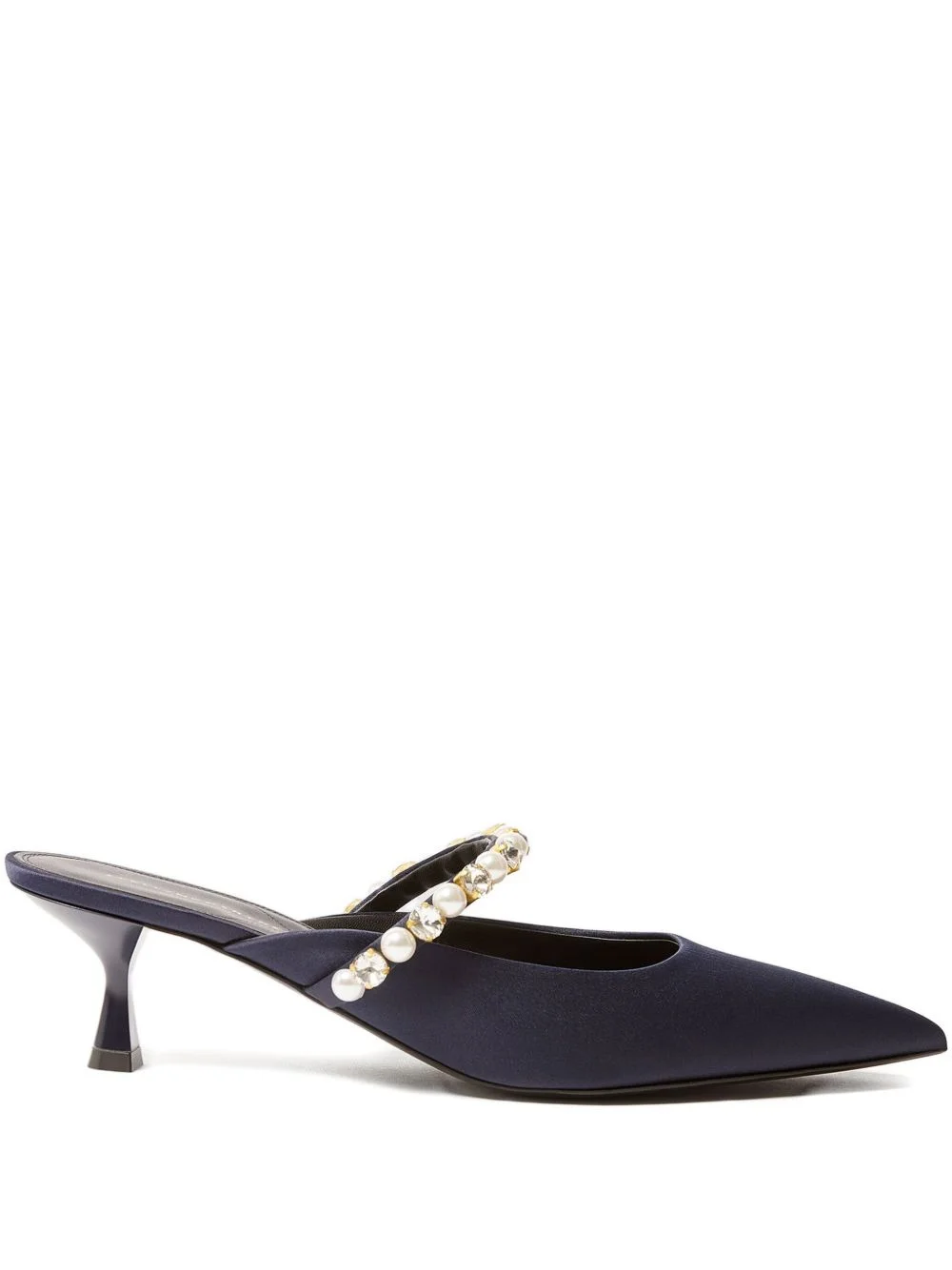 Stella Mccartney Women Elsa Pearl And Crystal Mules - 1