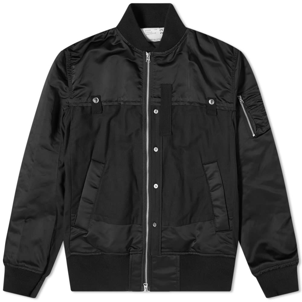 Sacai Twill Bomber Jacket - 1