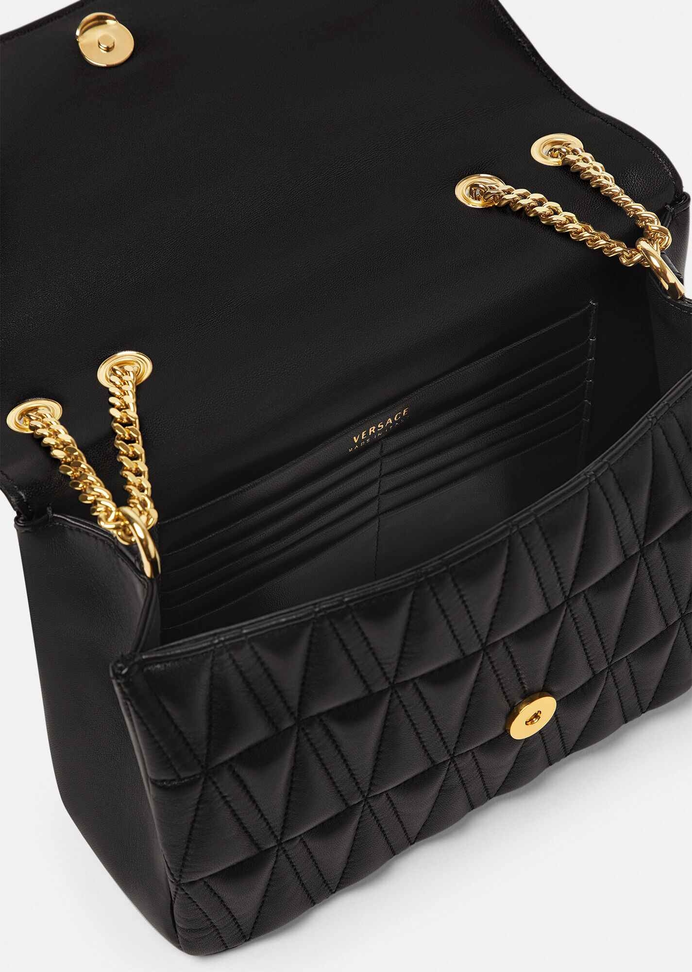 Virtus Studded Quilted Shoulder Bag - 4