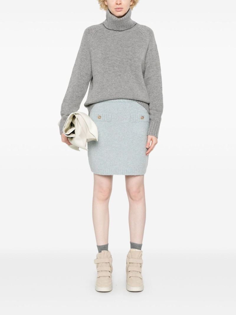 Allude marl-knit mini skirt outlook
