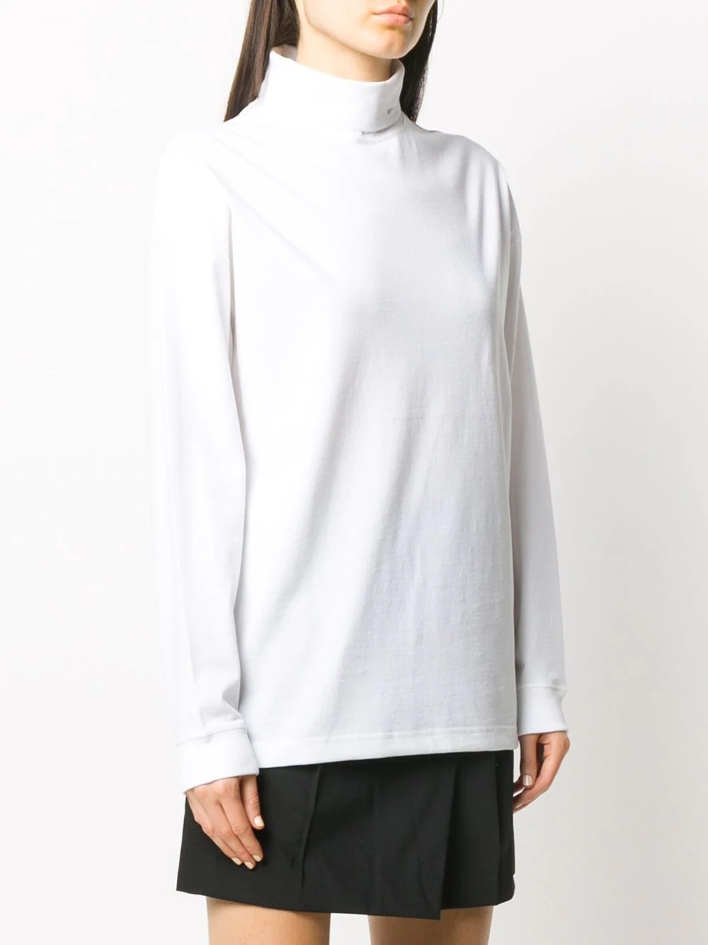 stand-up collar jumper - 3