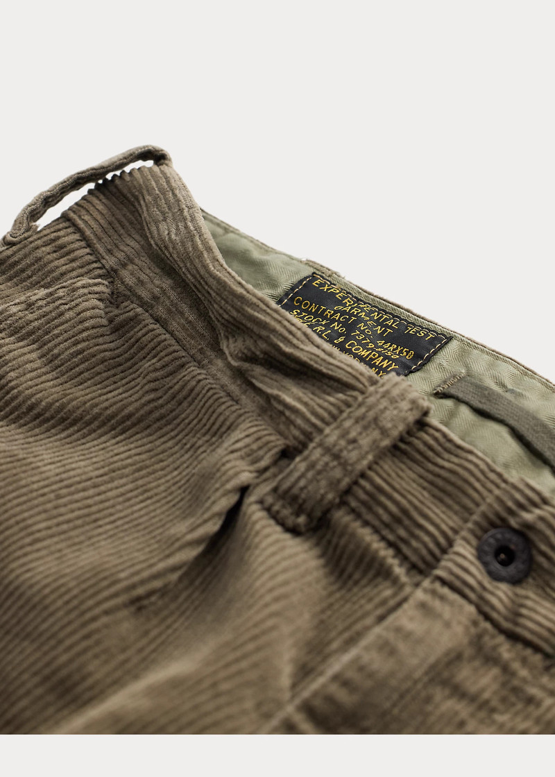 Pleated Corduroy Pant 3