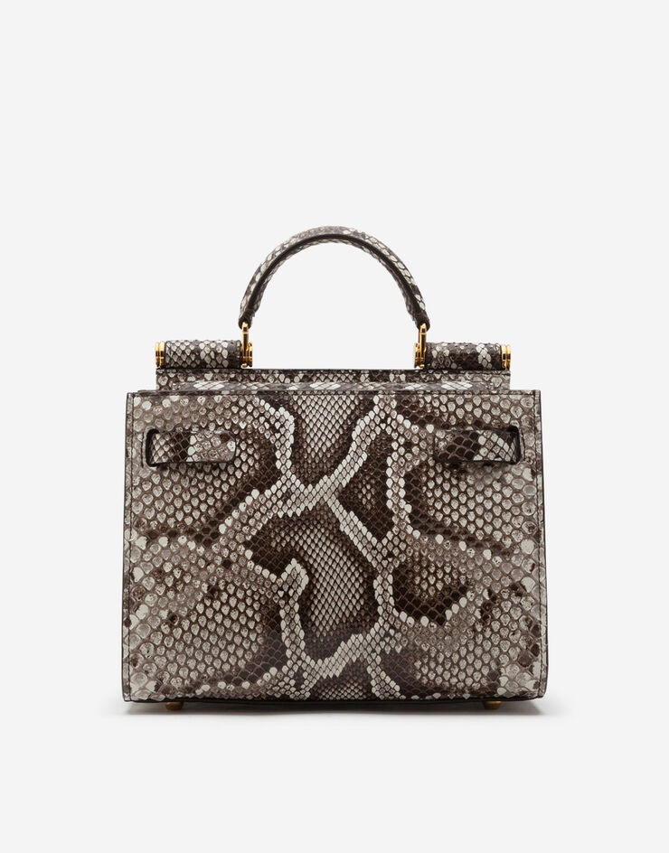 Sicily 62 small tote bag in python skin - 3