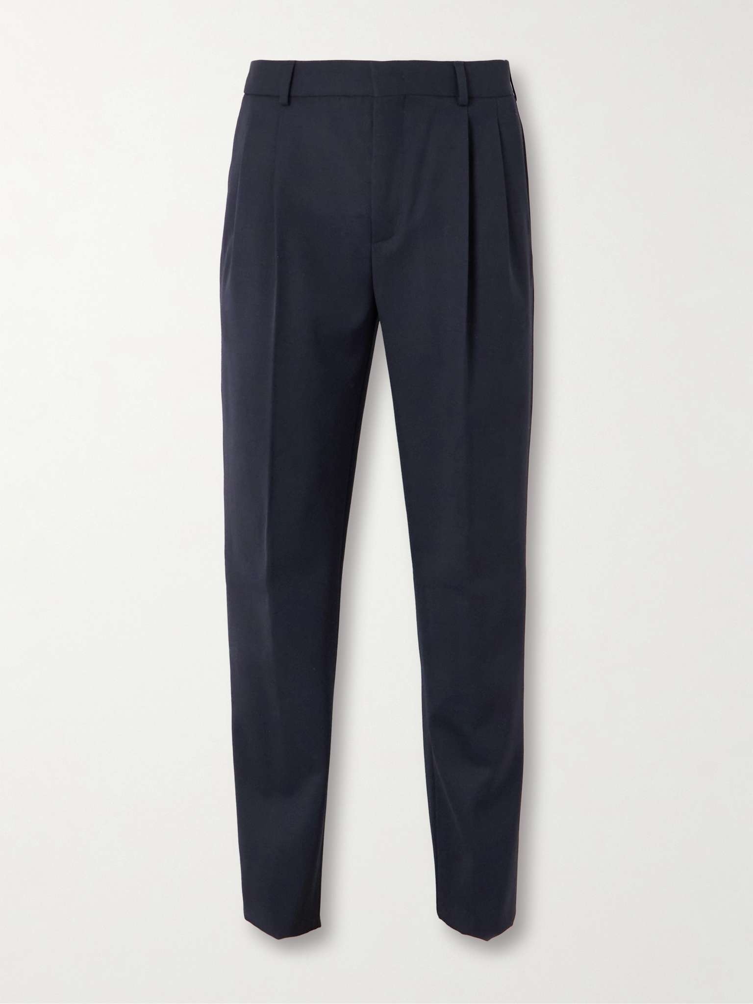 City Slim-Fit Virgin Wool Trousers - 1