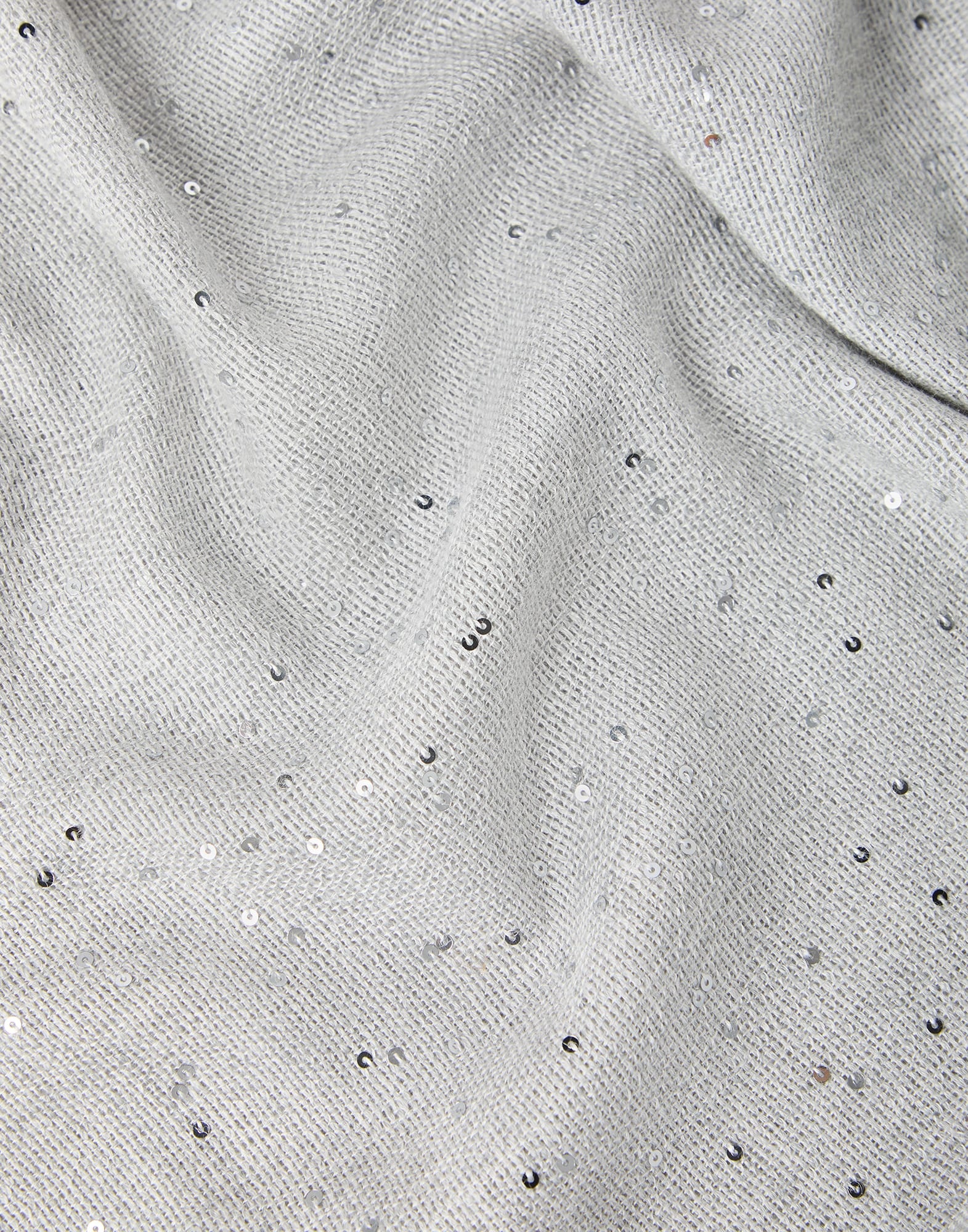 Cashmere and silk diamond yarn scarf - 3