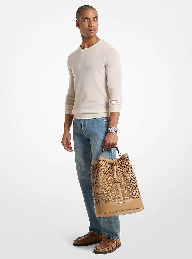 Whitley Medium Hand-Woven Backpack 3