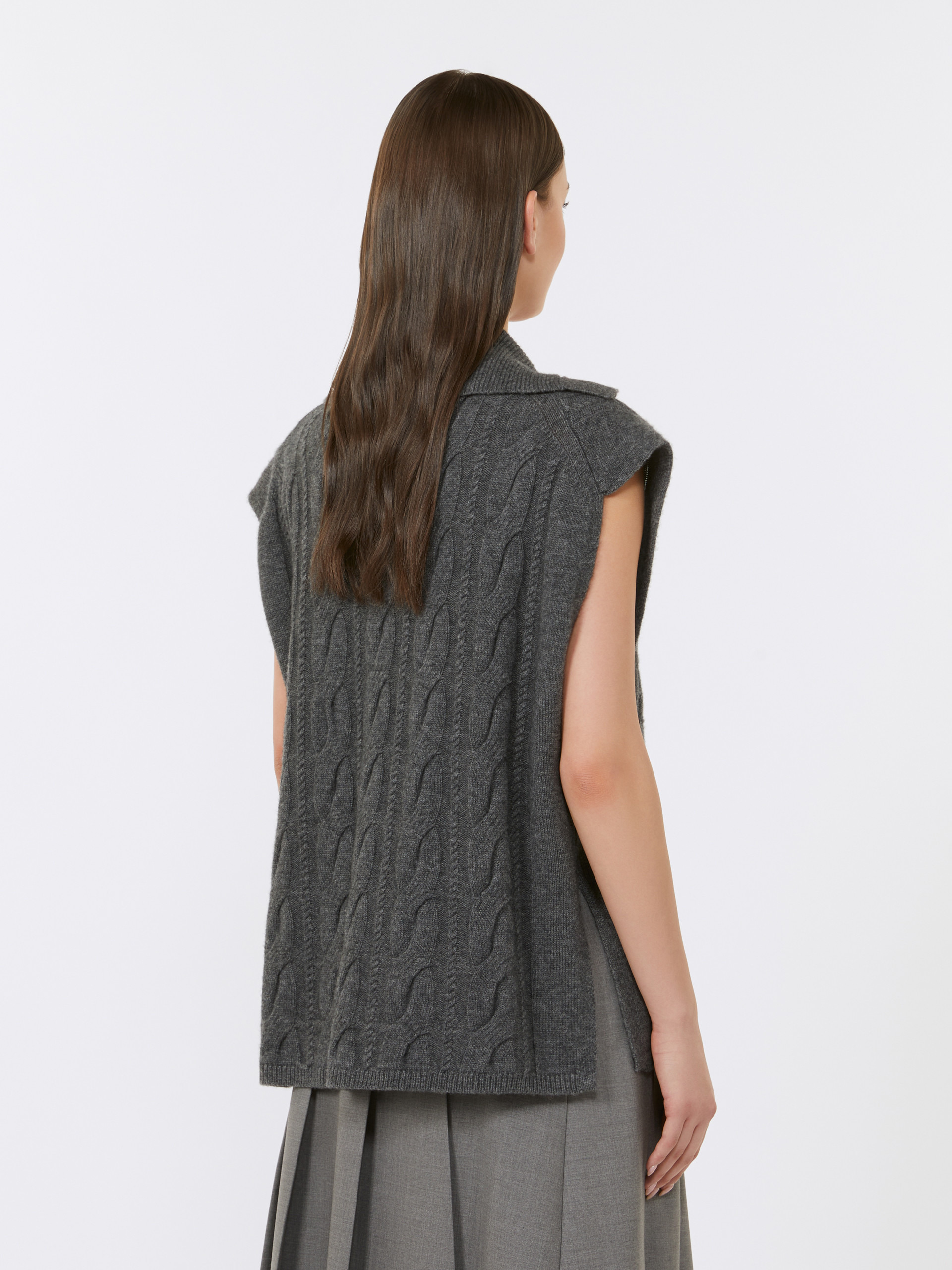 TIRSI Wool and cashmere gilet - 4