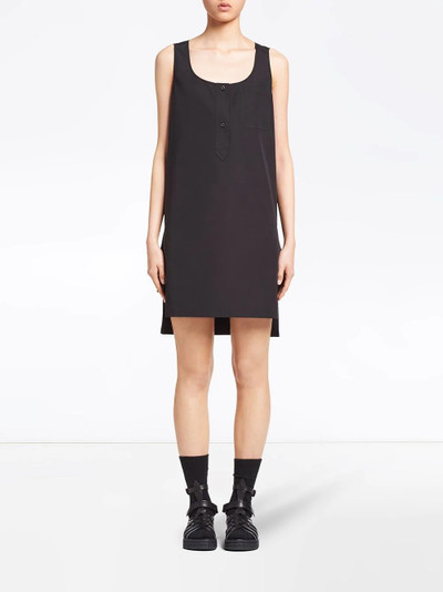 Prada stepped-hem tank dress outlook