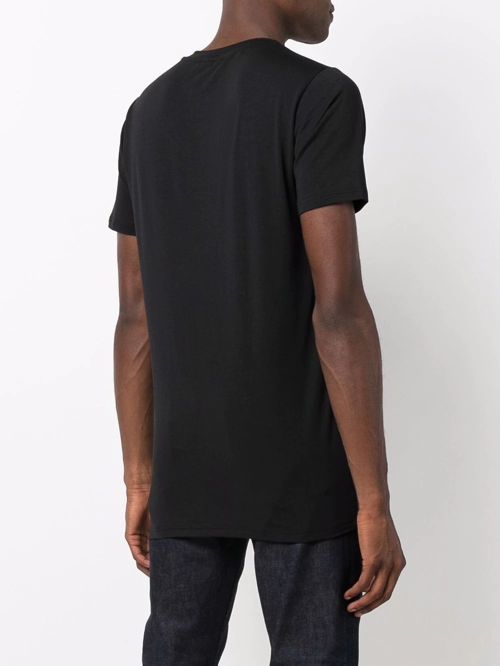 crew-neck fitted T-shirt - 4