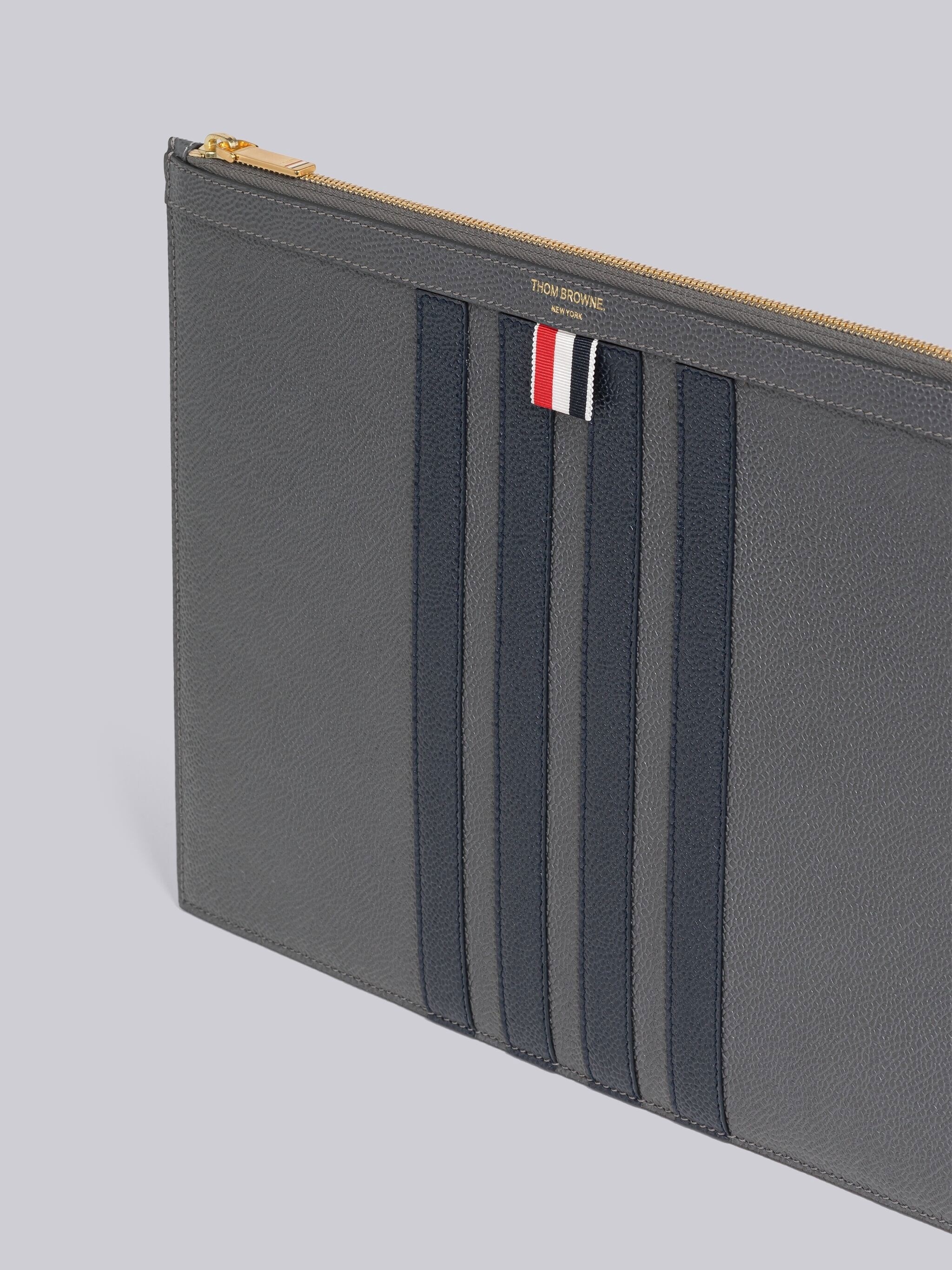 Pebble Grain Leather 4-Bar Medium Document Holder - 2