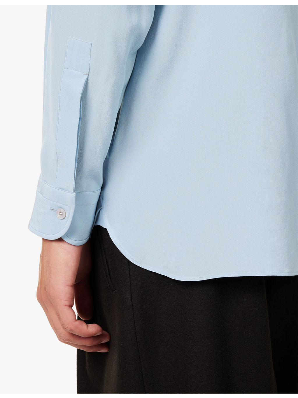 Fluid Loose-Fit Silk Shirt - 5