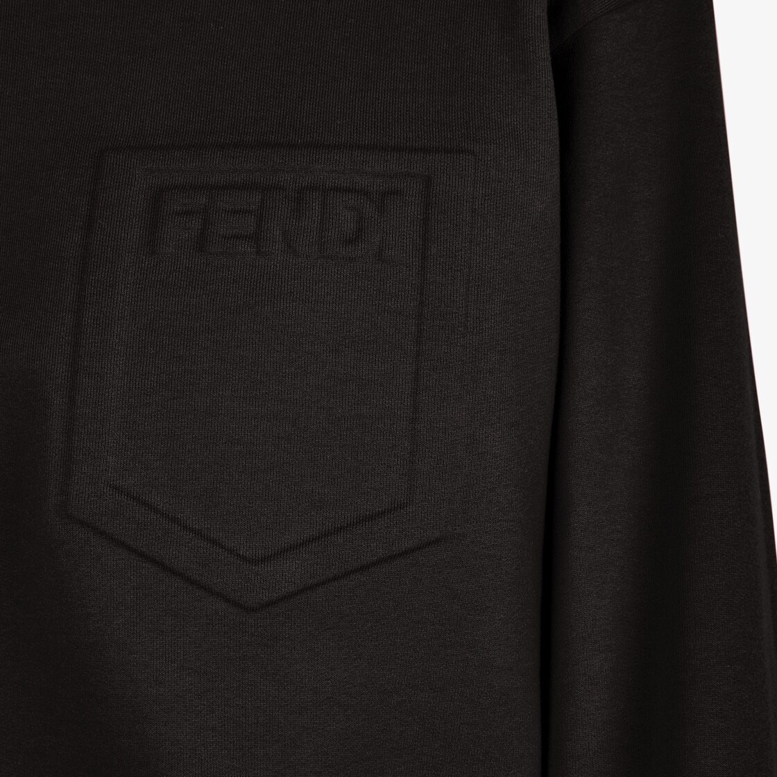 Black jersey sweatshirt - 3