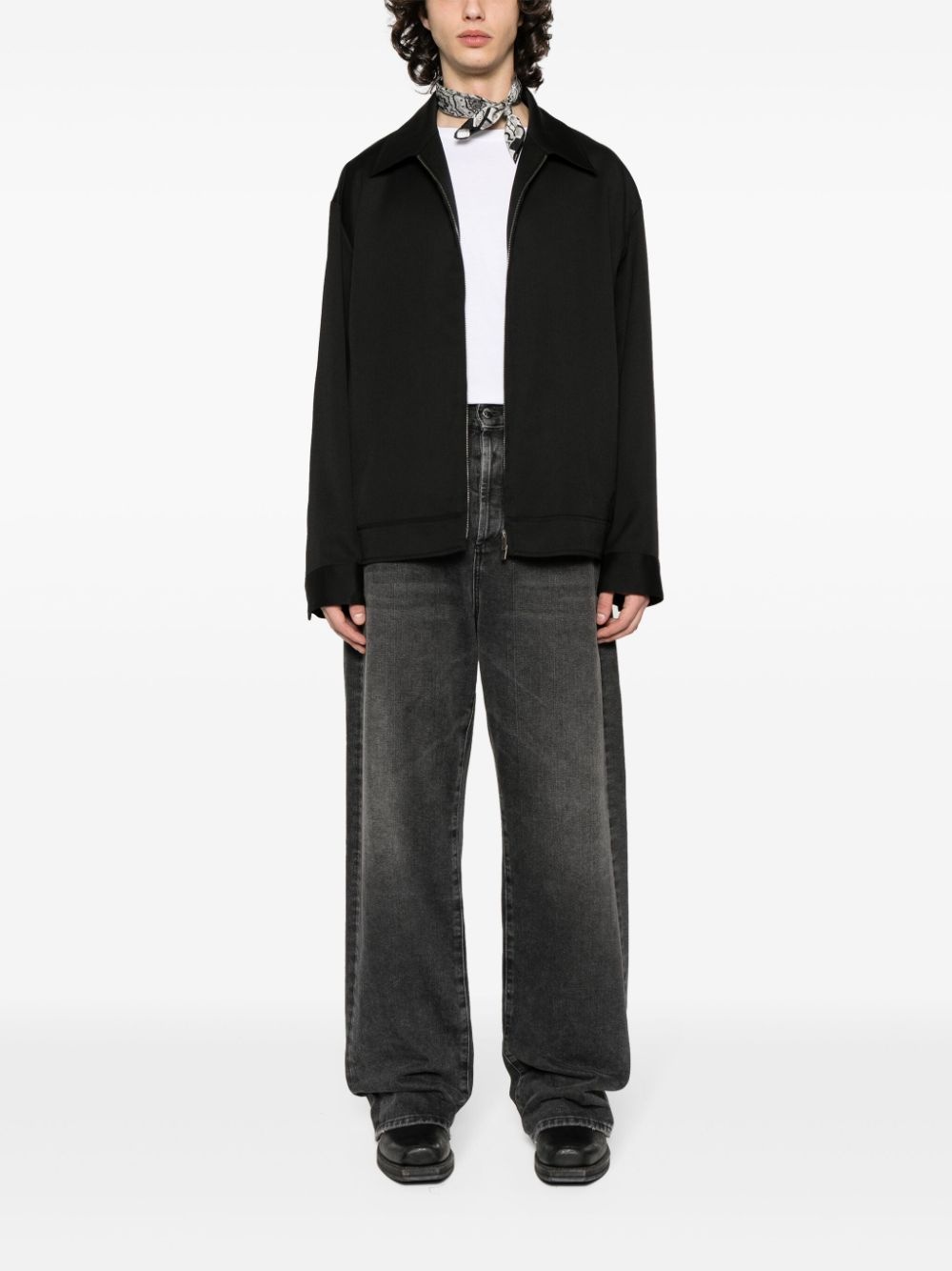 virgin-wool shirt jacket - 2