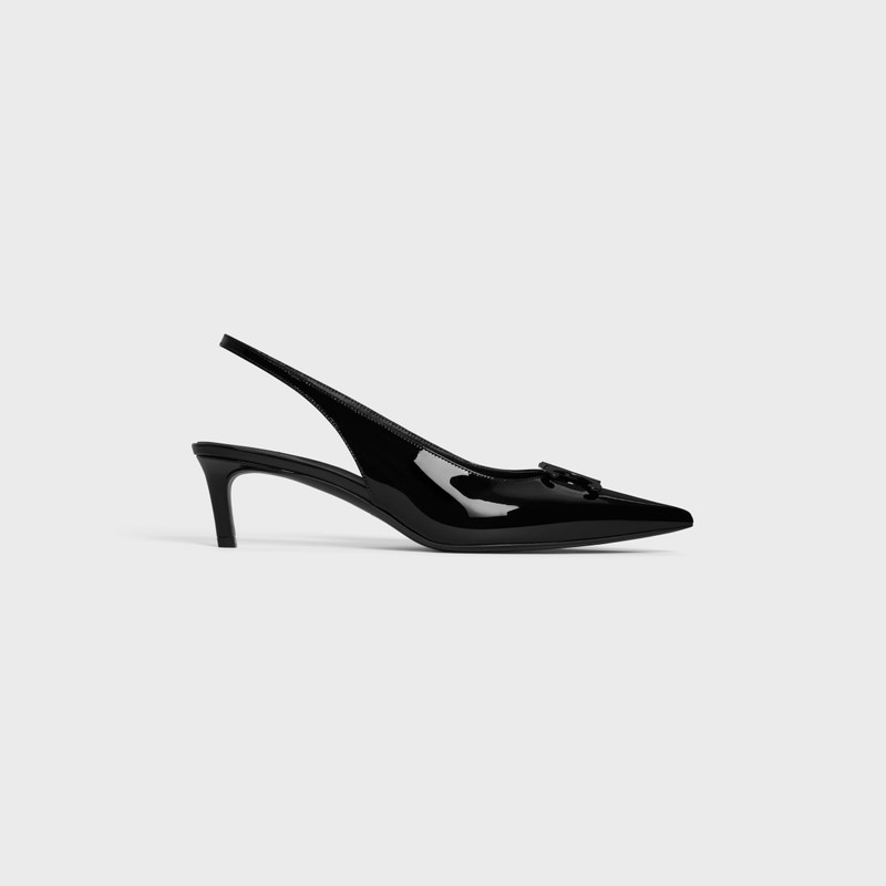 CELINE ALMA TRIOMPHE SLINGBACK in PATENT CALFSKIN 1