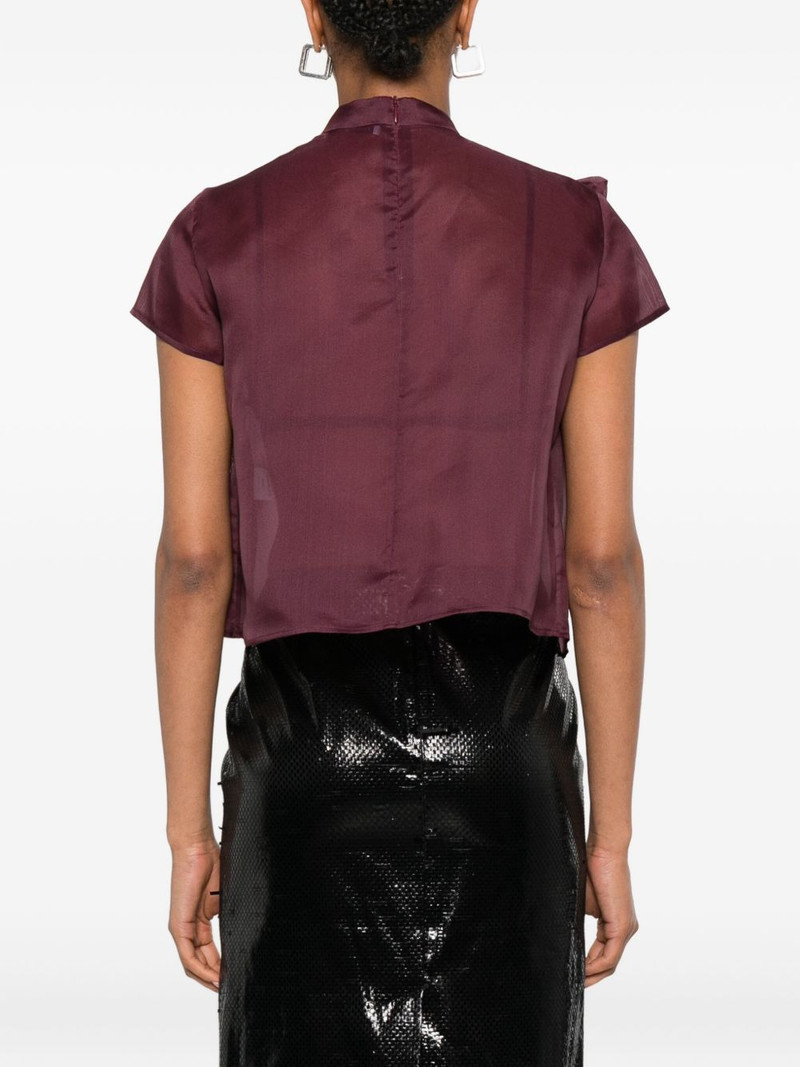 bow-detailed silk top 4