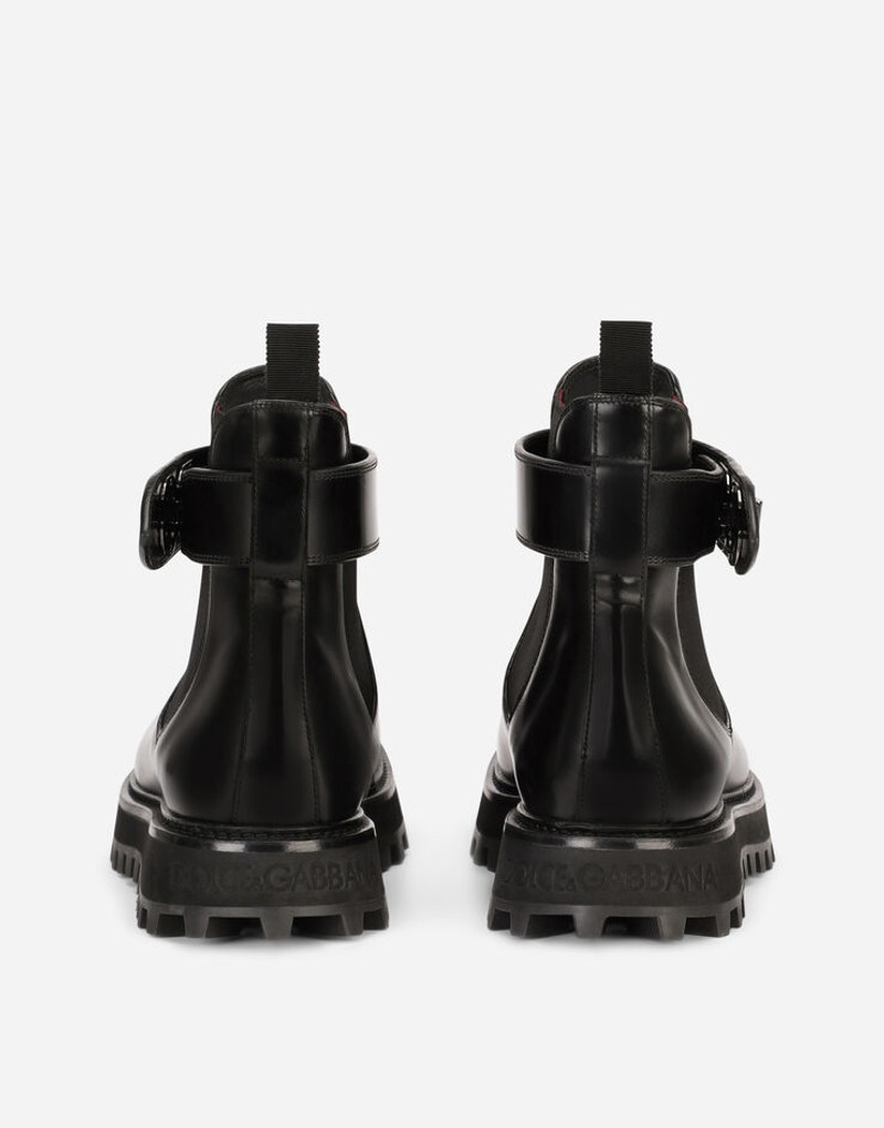 Dolce & Gabbana Brushed calfskin ankle boots with extra-light sole outlook