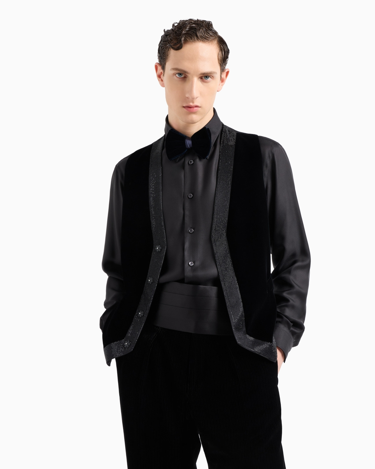 Silk tuxedo cummerbund - 3