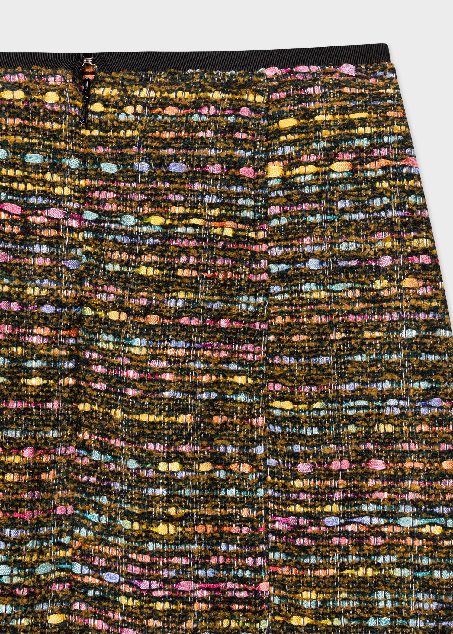 Multi Colour Tweed Mini Skirt - 3