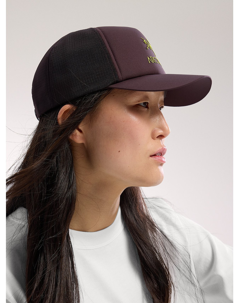 Bird Word Trucker Curved Hat 4