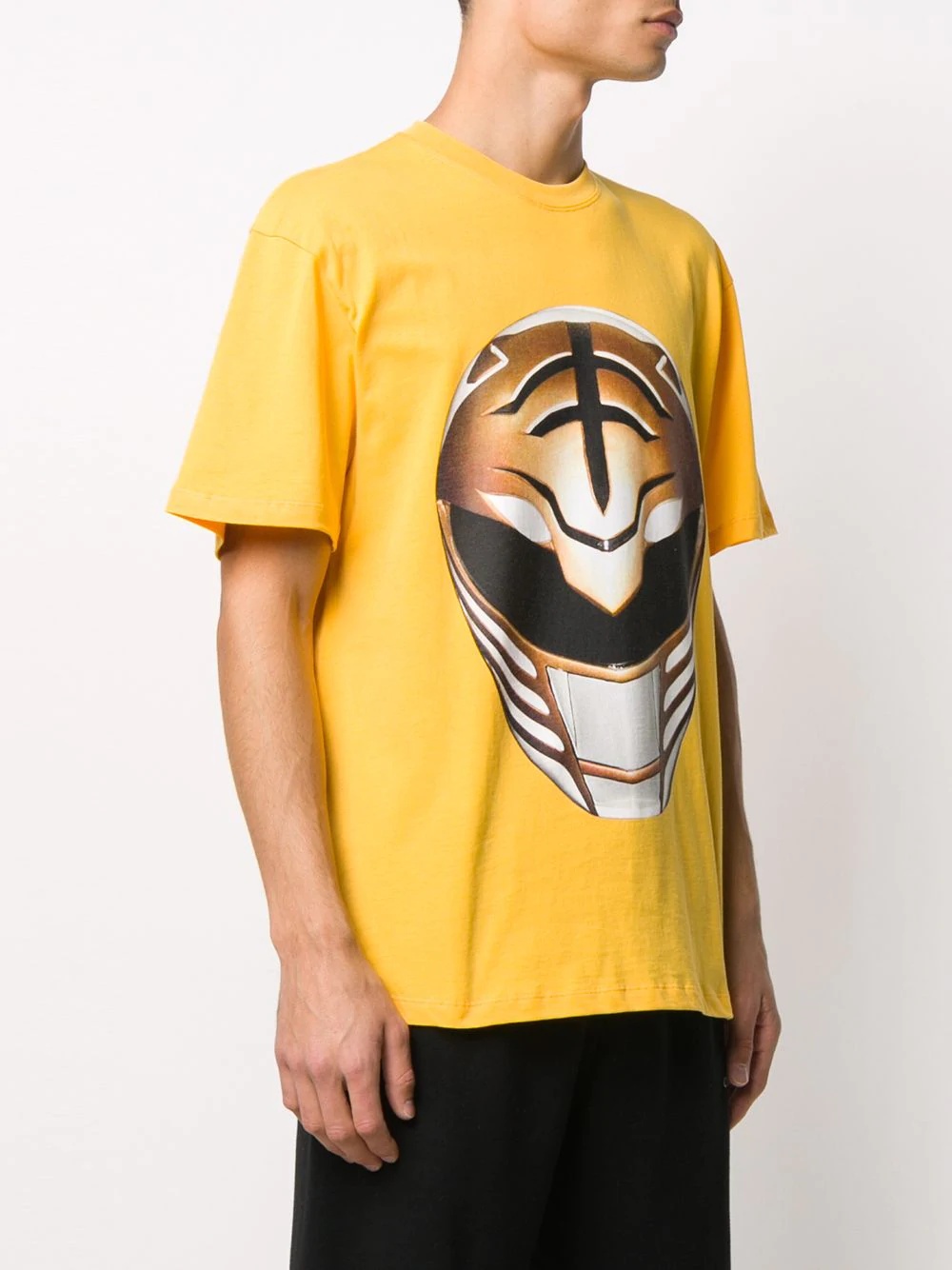 mask-print T-shirt - 4