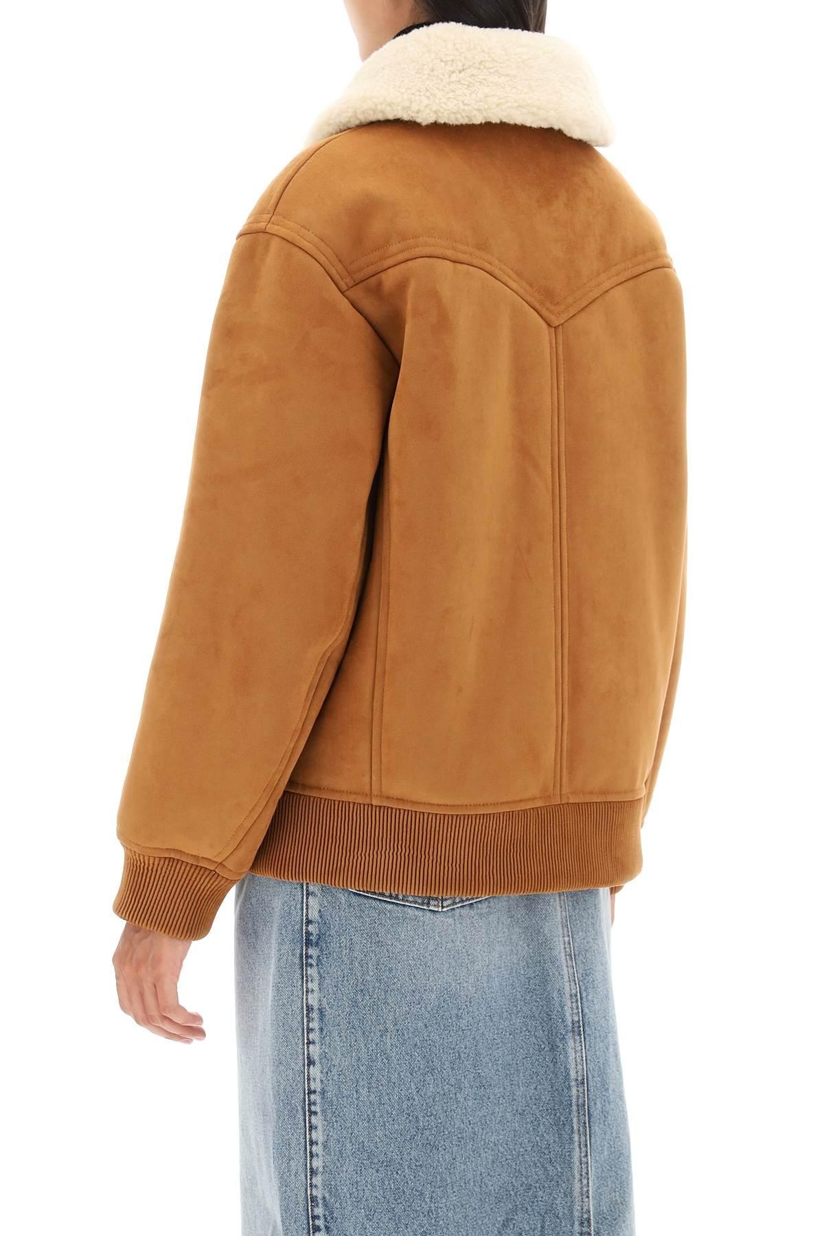 Stand Studio Lillee Eco Shearling Bomber Jacket - 4