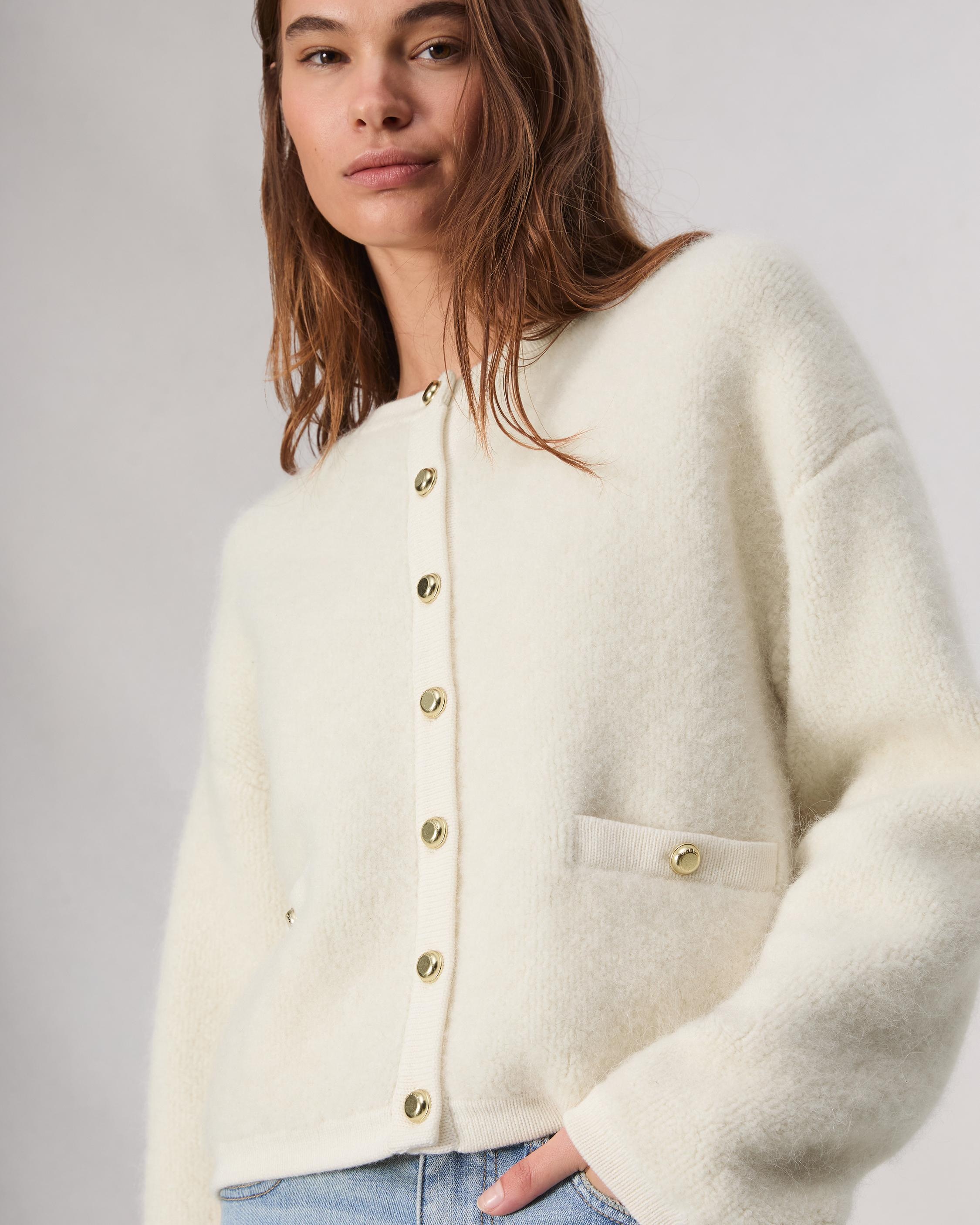 Kaia Boucle Cardigan - 6