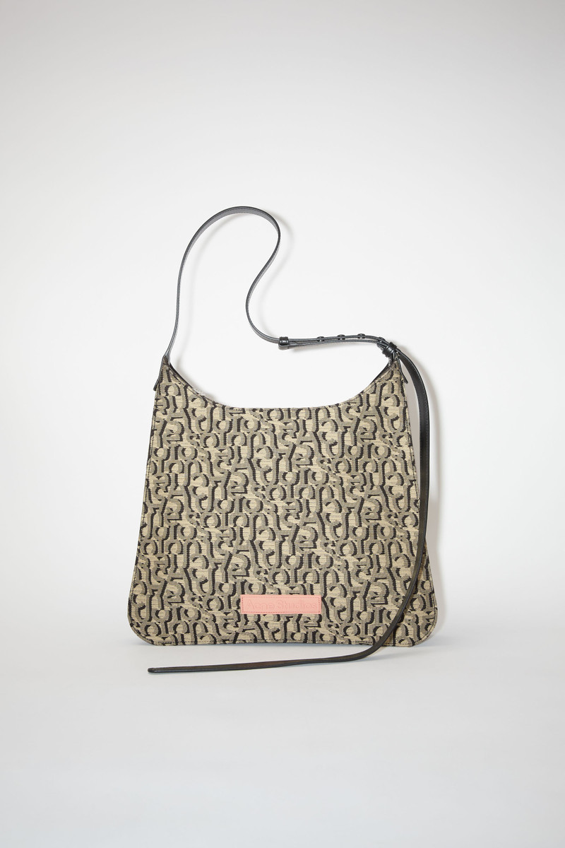 Platt shoulder bag - Beige/black 1
