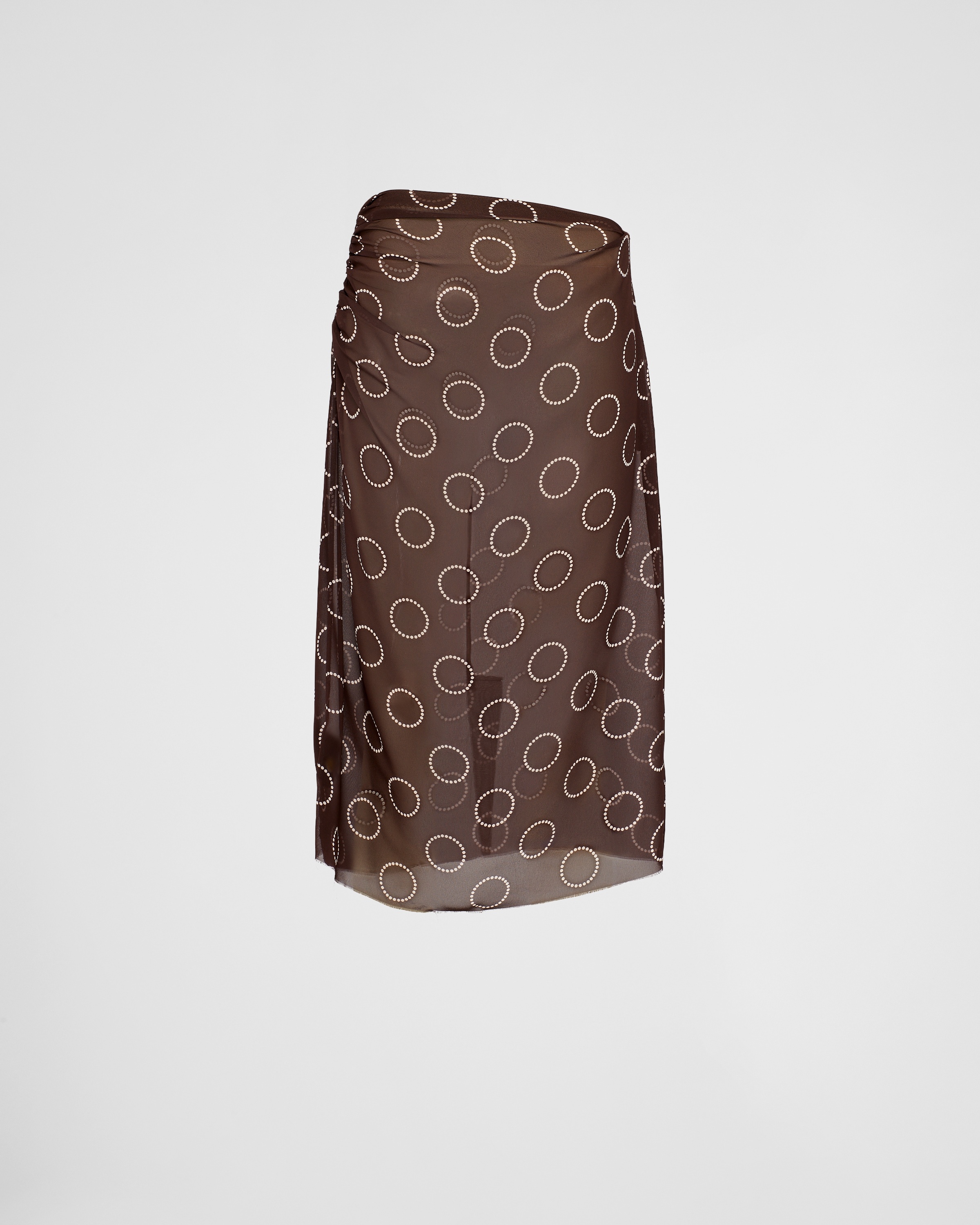 Printed georgette skirt - 1