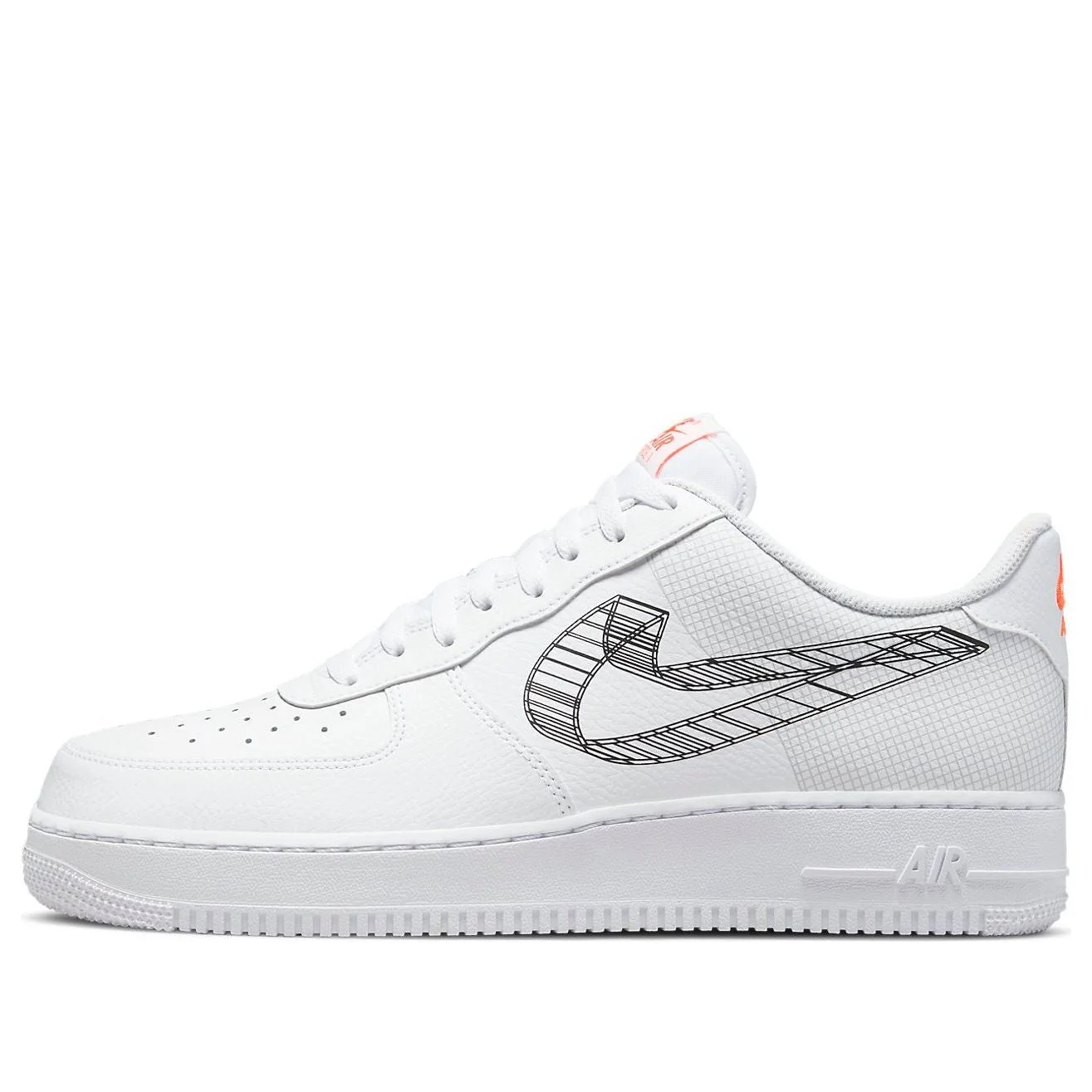 Nike Air Force 1 '07 '3D Swoosh' DR0149-100 - 1