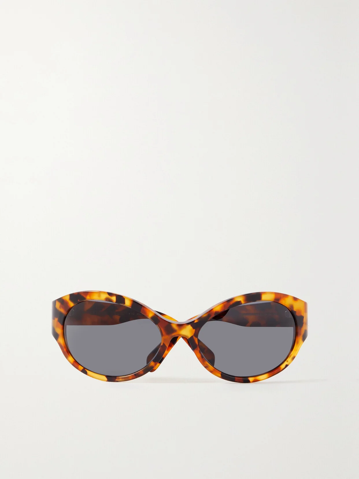 Triomphe Oversized Round-frame Acetate Sunglasses - 1