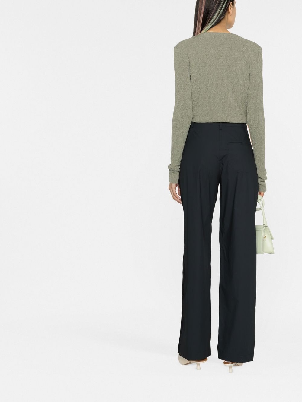 straight-leg trousers - 4