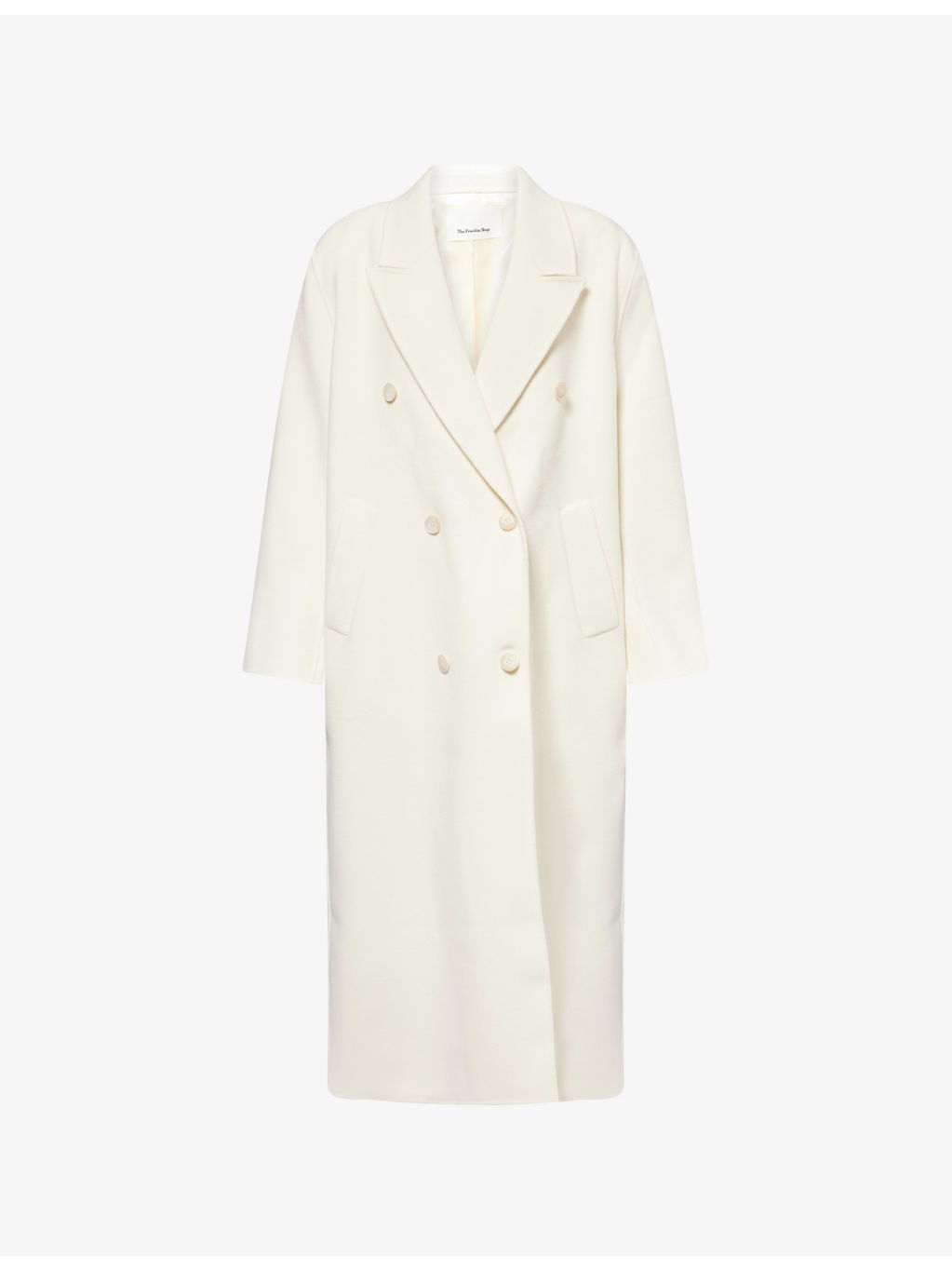 Gaia Double-Breasted Wool-Blend Coat - 1