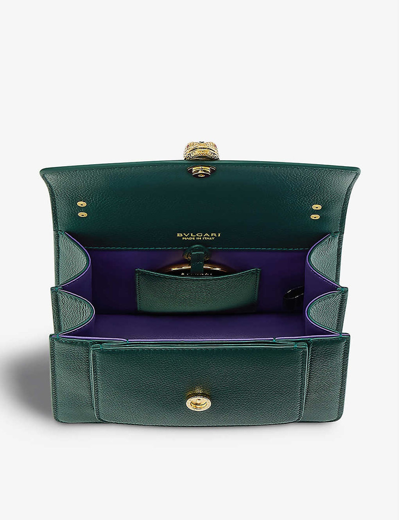 Serpenti Forever leather cross-body bag 5