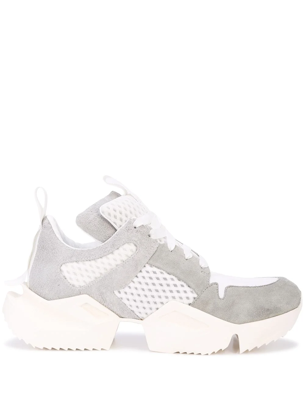 panelled sneakers - 1